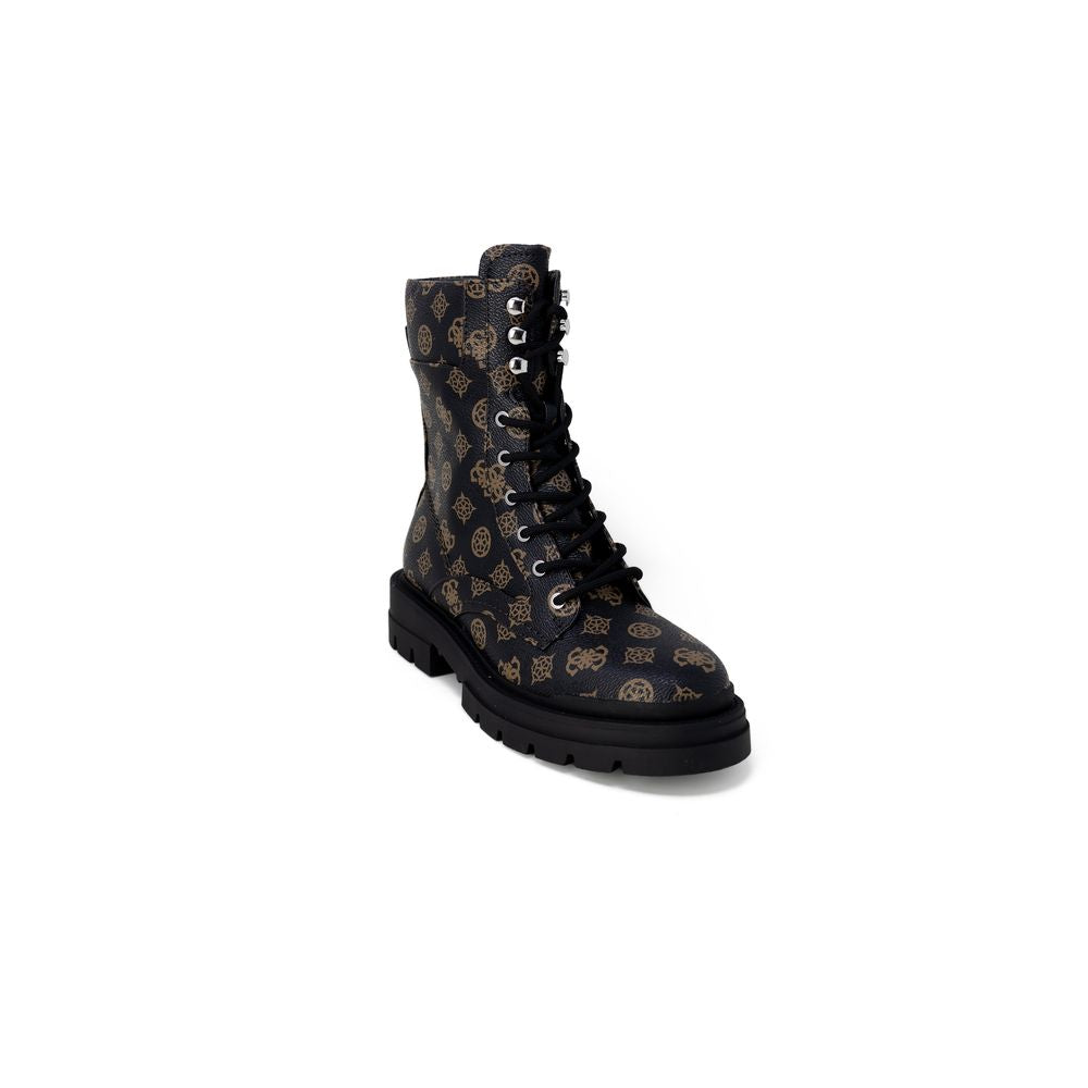 Guess – Braune Stiefel aus Kunstleder