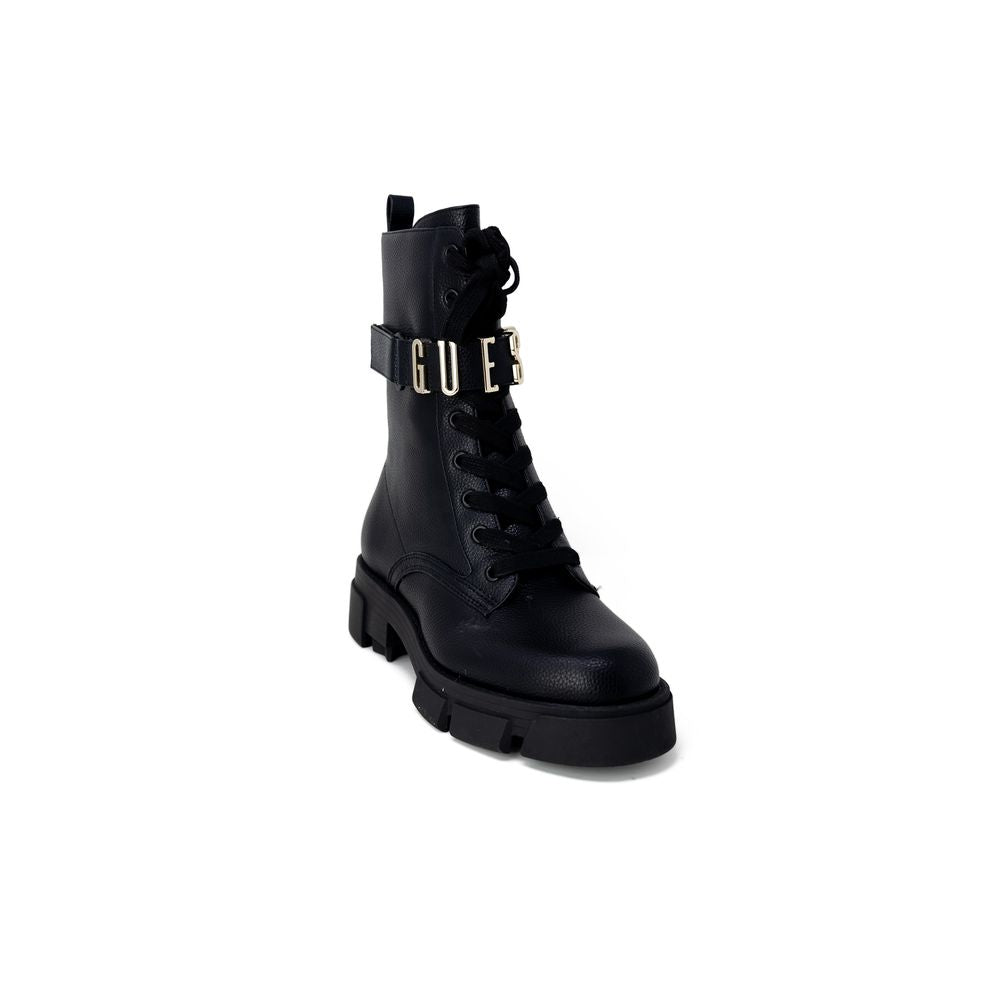 Guess – Schwarze Stiefel aus Kunstleder