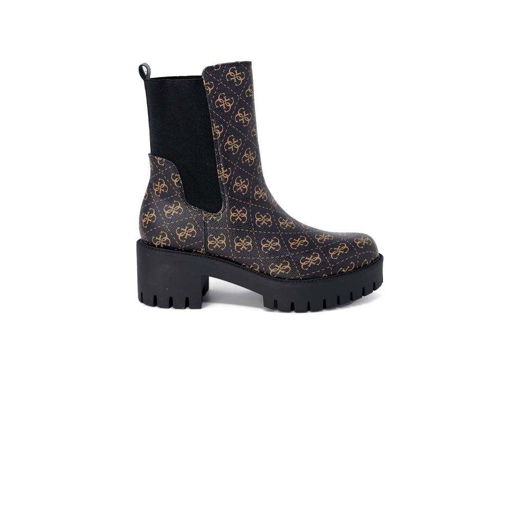 Guess – Schwarze Lederstiefel