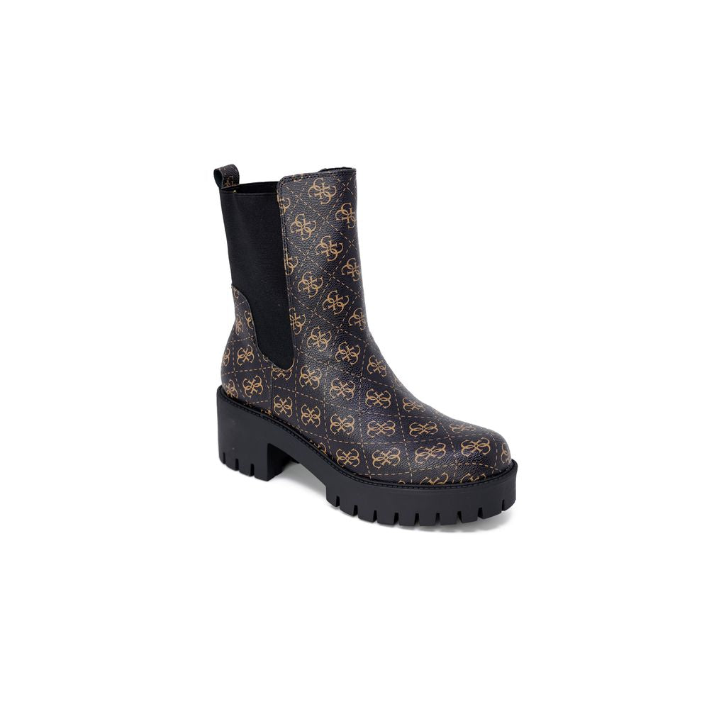 Guess – Schwarze Lederstiefel