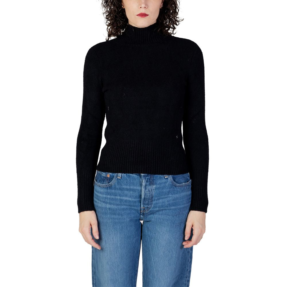 Guess – Schwarzer Polyamid-Pullover