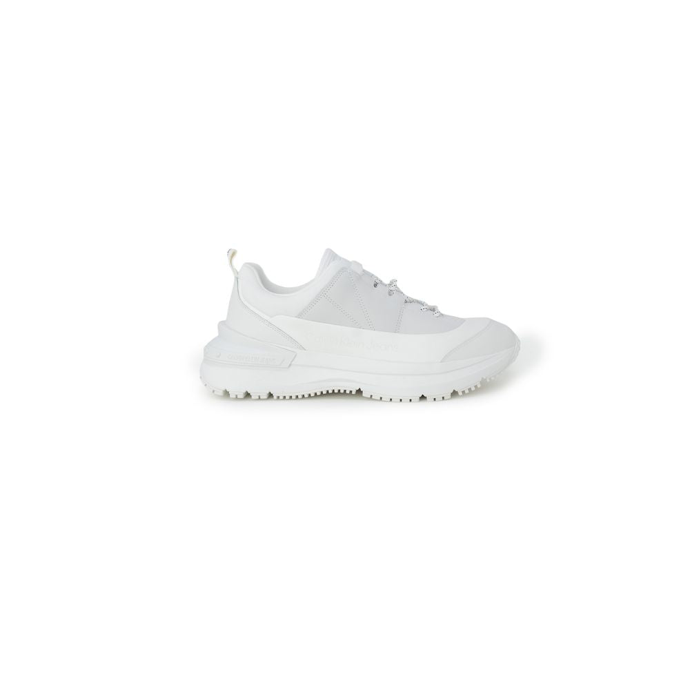 Calvin Klein Jeans – Weiße Wildleder-Sneaker
