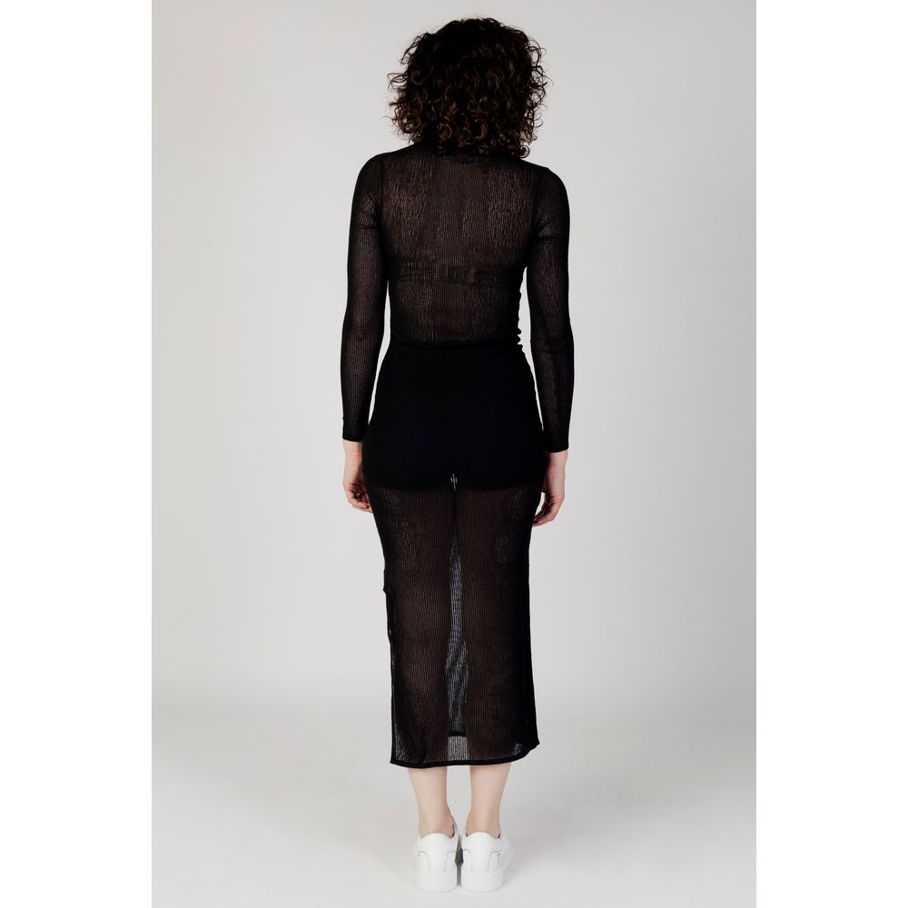 Rochie neagră Marabou de la Calvin Klein Jeans