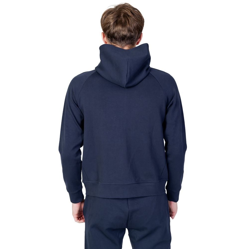 Pulover albastru din bumbac US POLO ASSN.