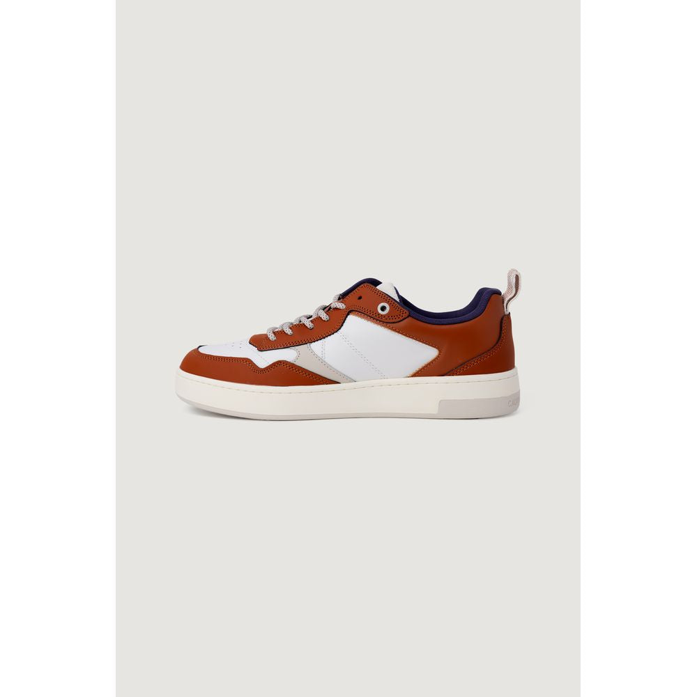 Calvin Klein Jeans – Braune Ledersneaker