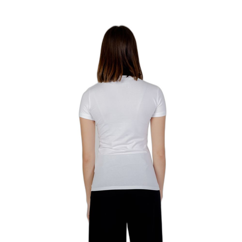 Tricou Guess alb din bumbac