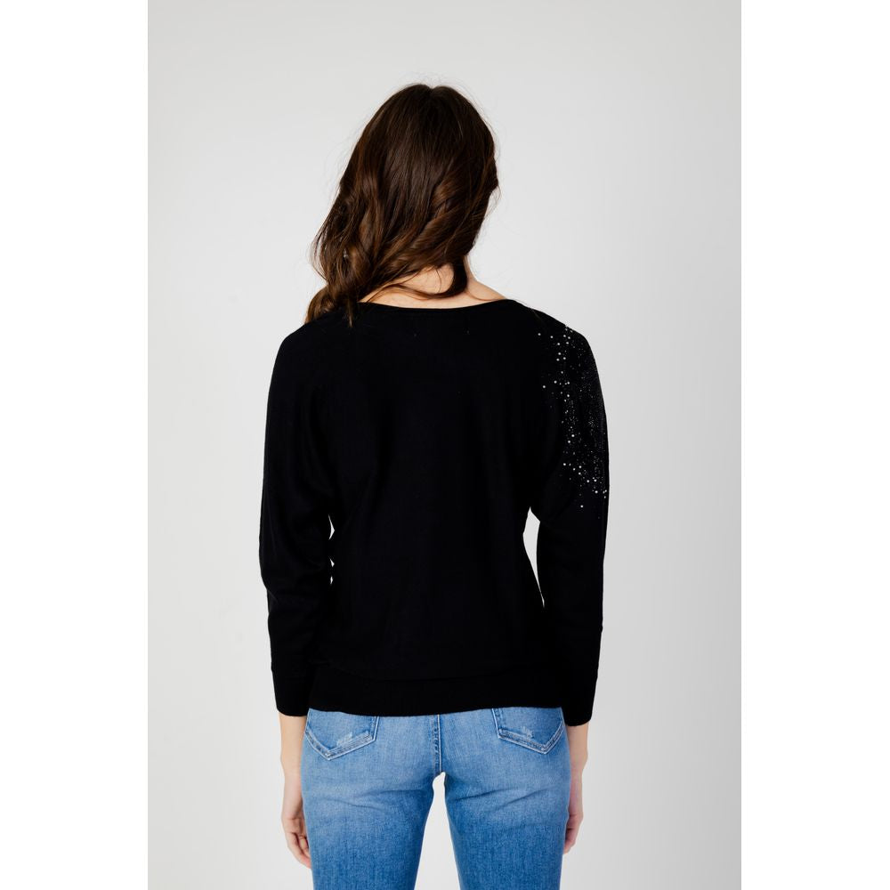 Bluze și tricou Guess negre din viscoză