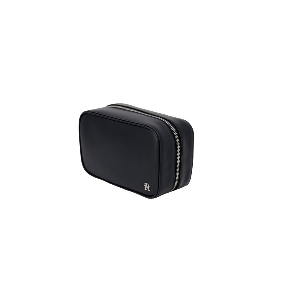 Tommy Hilfiger – Schwarze Clutch aus Leder