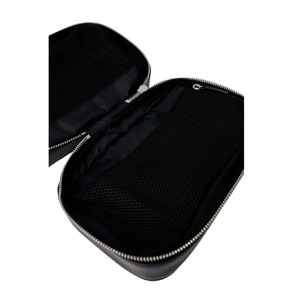 Tommy Hilfiger – Schwarze Clutch aus Leder
