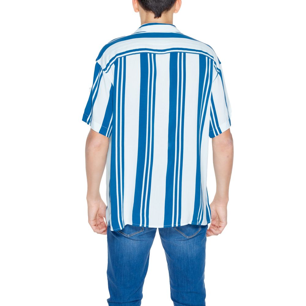 Jack Jones – Blaues Viskosehemd