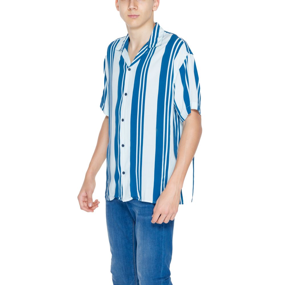 Jack Jones – Blaues Viskosehemd