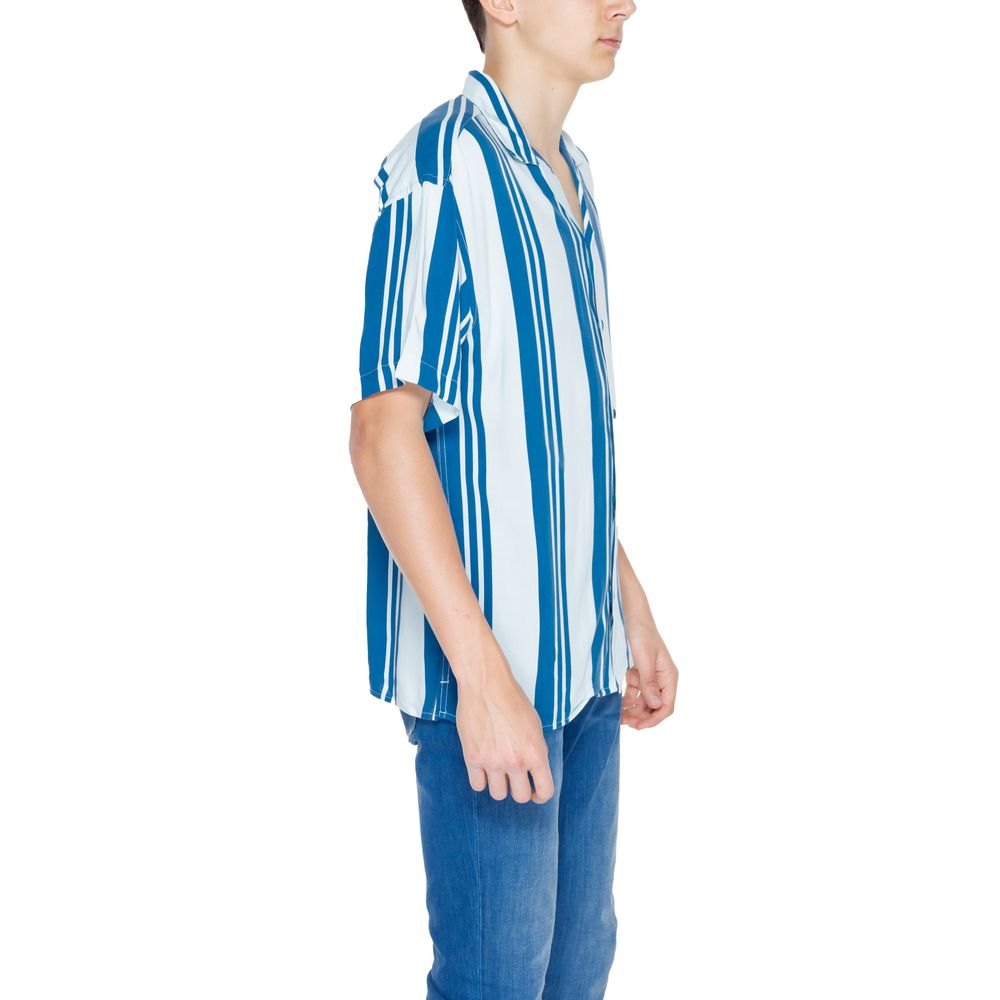 Jack Jones – Blaues Viskosehemd
