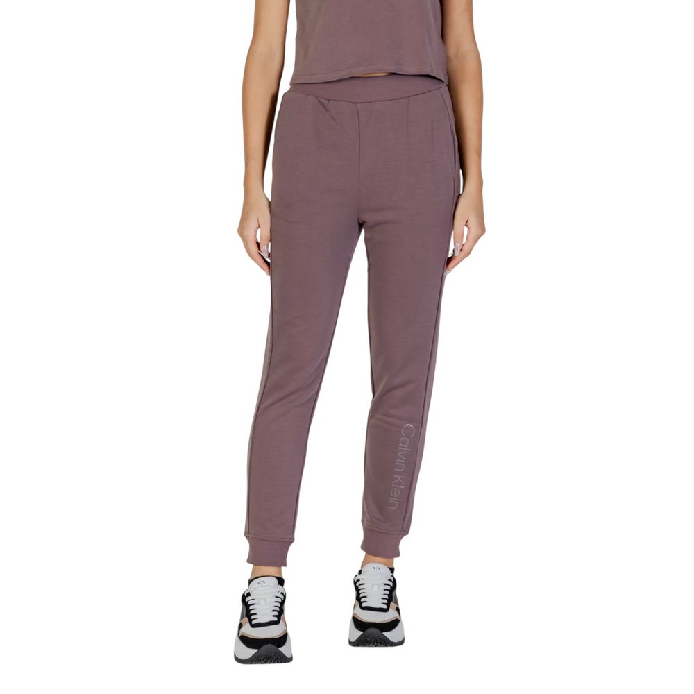 Calvin Klein Sport – Lilafarbene Jeans und Hose aus recyceltem Polyester