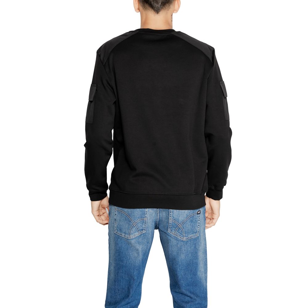 Antony Morato Schwarzer Baumwollpullover