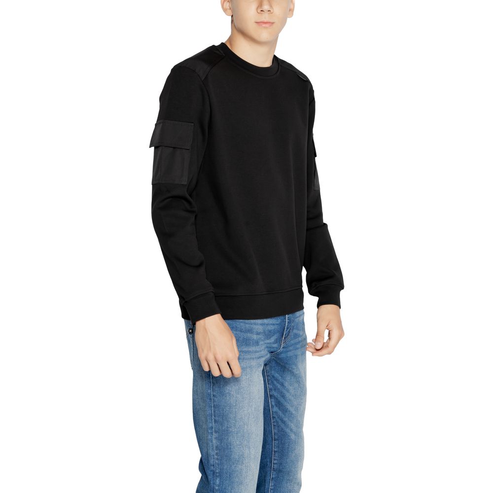 Antony Morato Schwarzer Baumwollpullover
