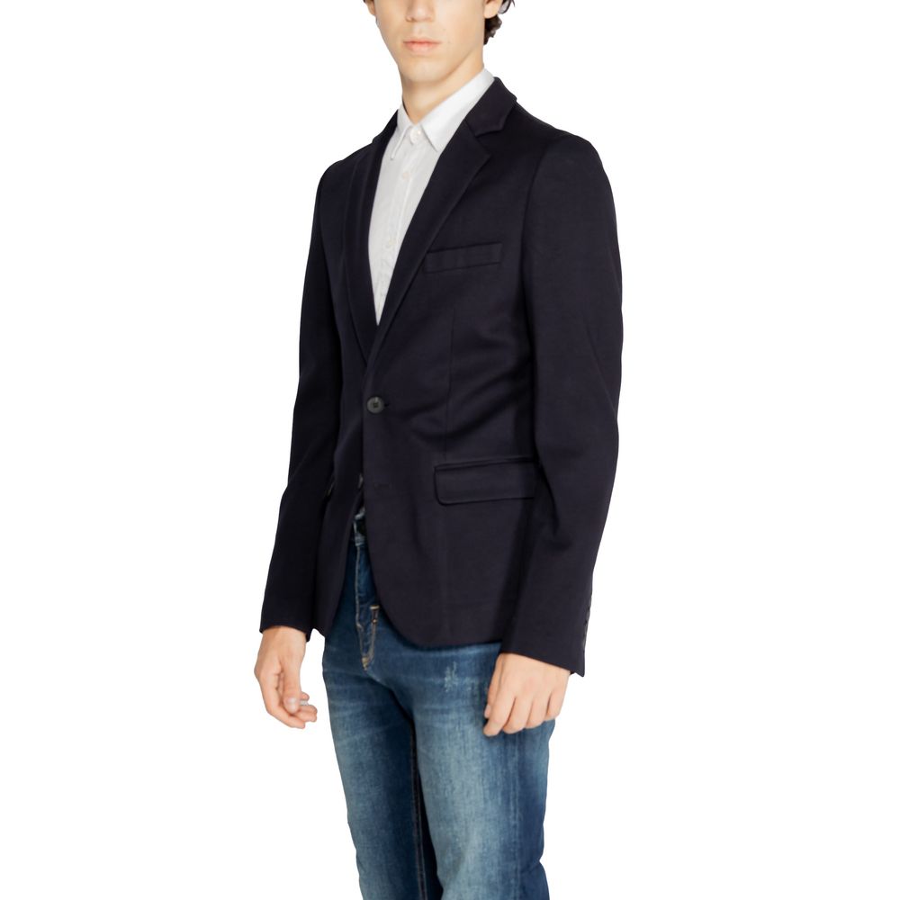 Costum albastru Antony Morato din viscoză