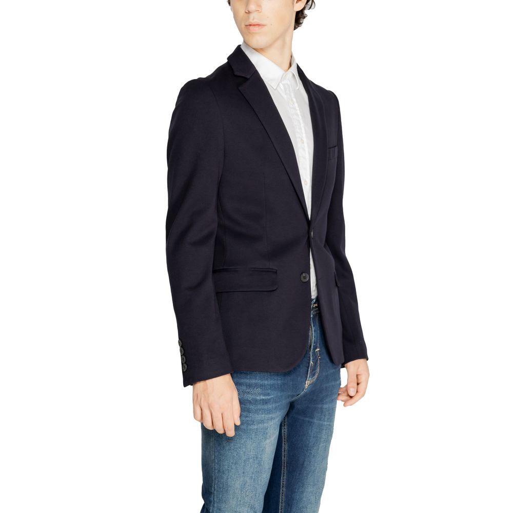 Costum albastru Antony Morato din viscoză