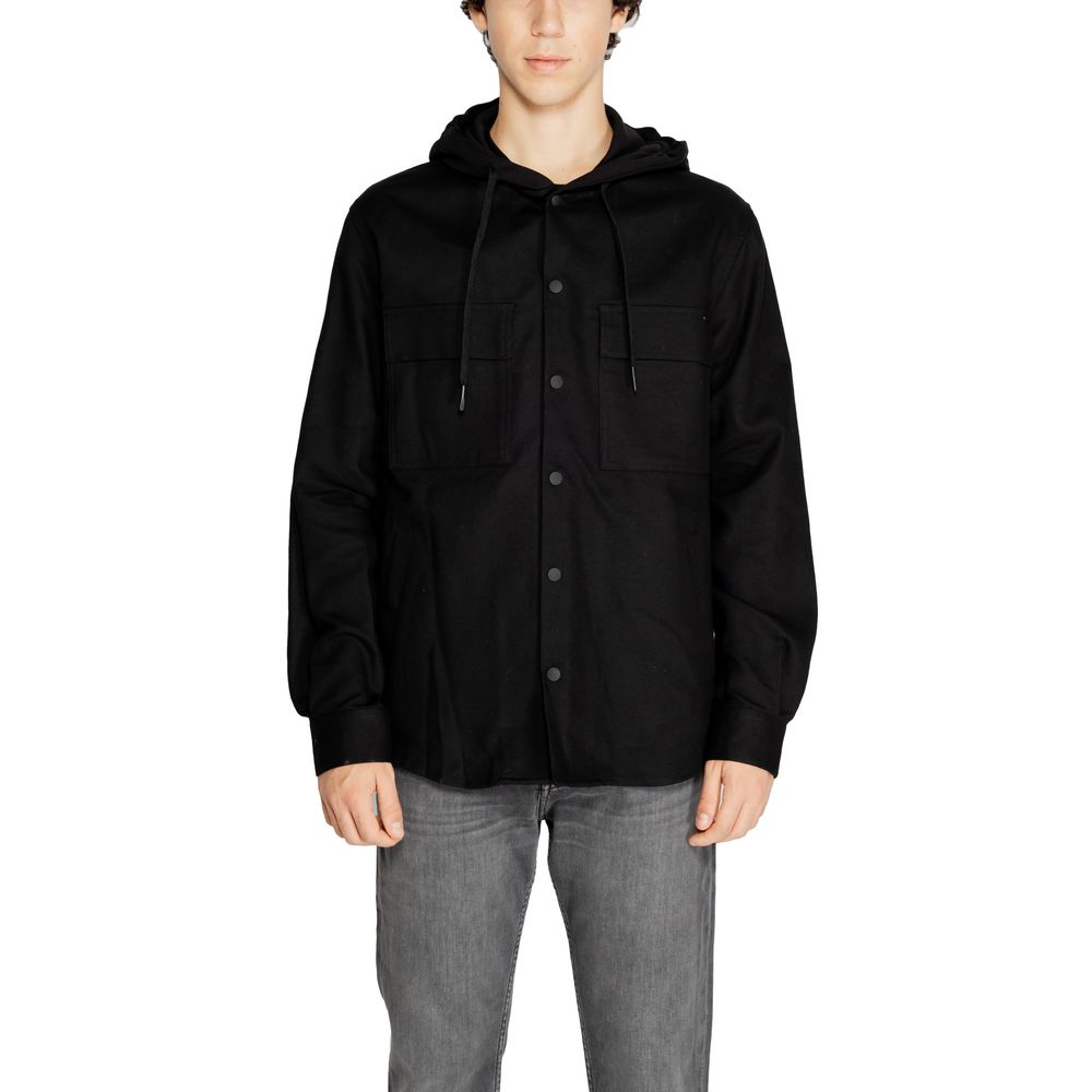 Schwarzes Baumwollhemd von Antony Morato