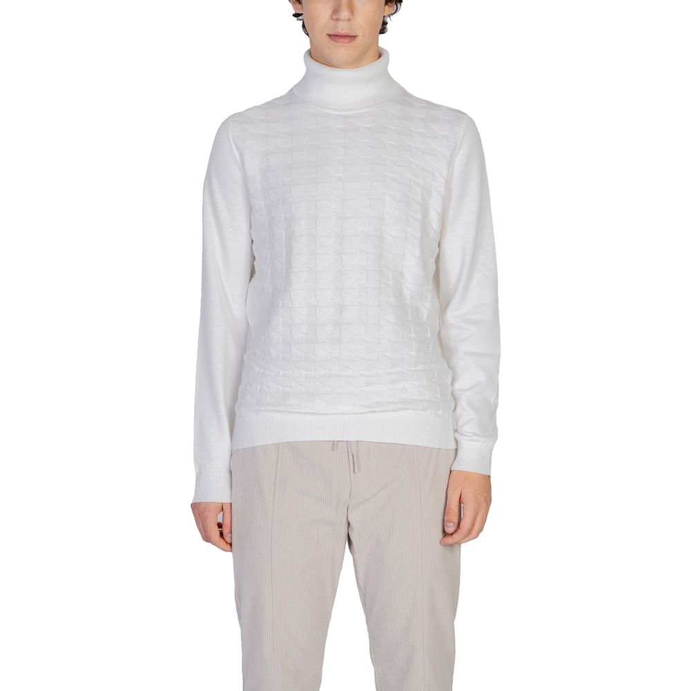 Antony Morato Weißer Baumwollpullover