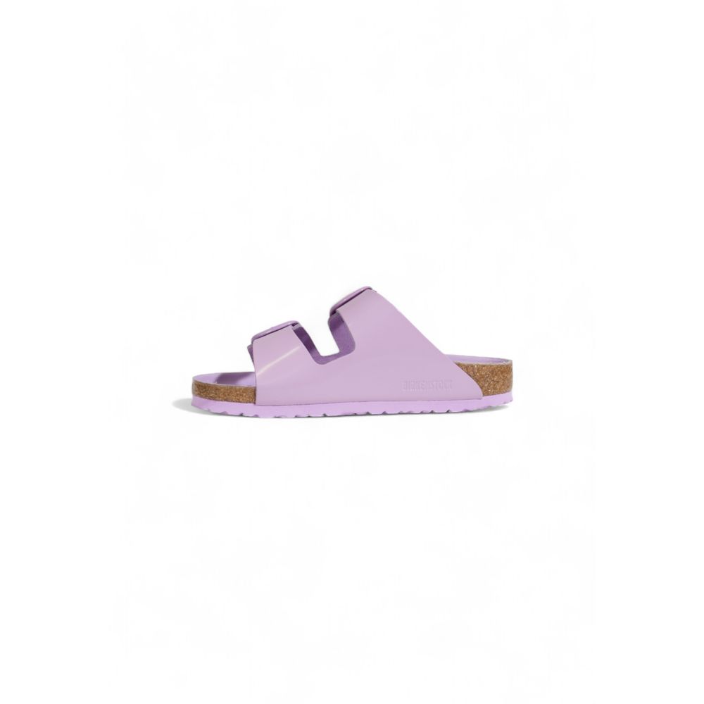 Sandale Birkenstock din piele vegană mov