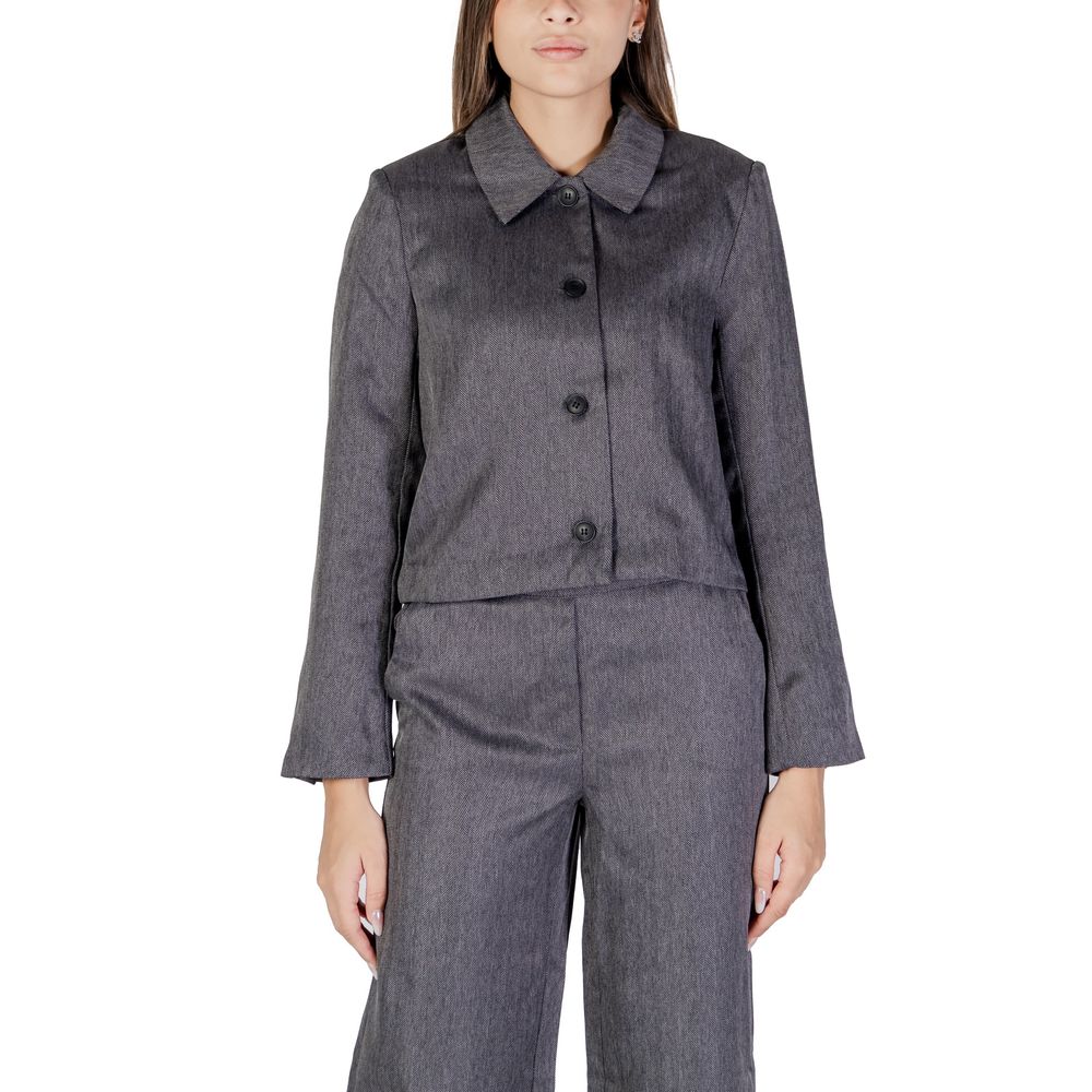 Jacqueline De Yong Graue Polyesteranzüge und Blazer