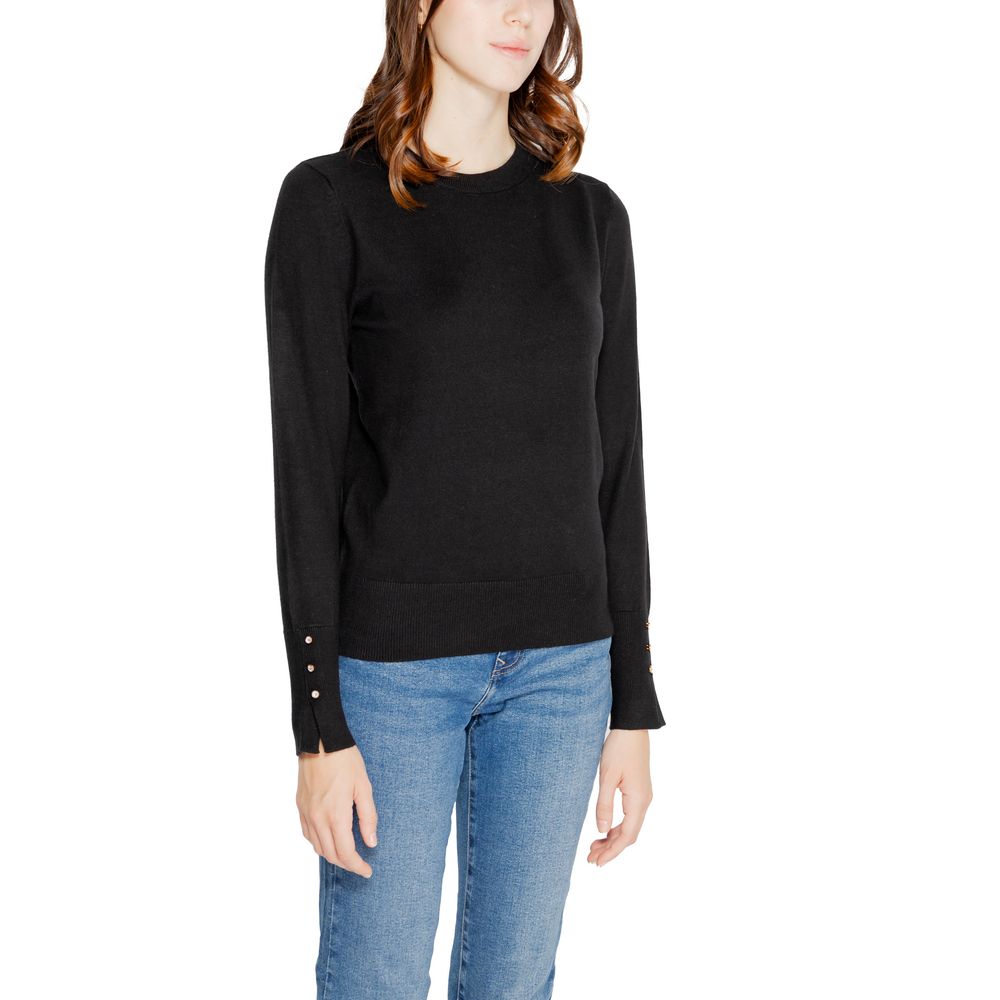 Bluze și tricou Jacqueline De Yong negre din viscoză