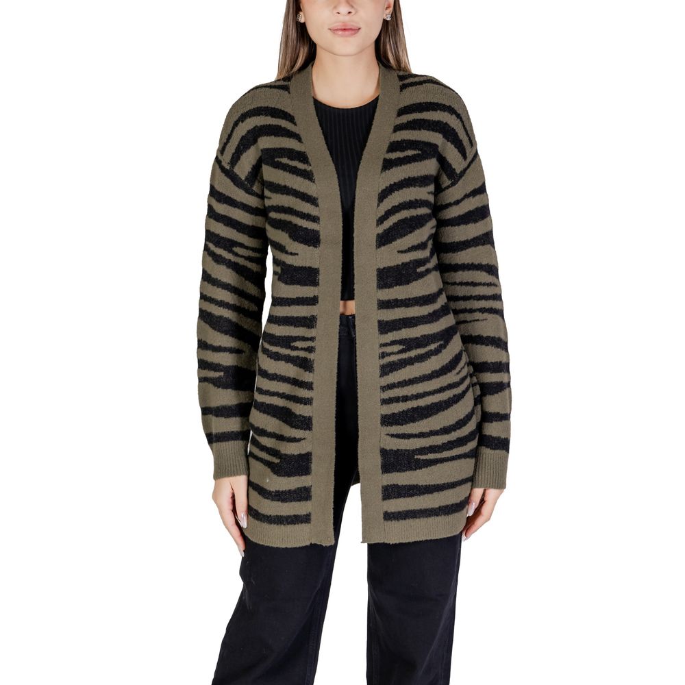 Grüne Nylon-Strickjacke von Jacqueline De Yong
