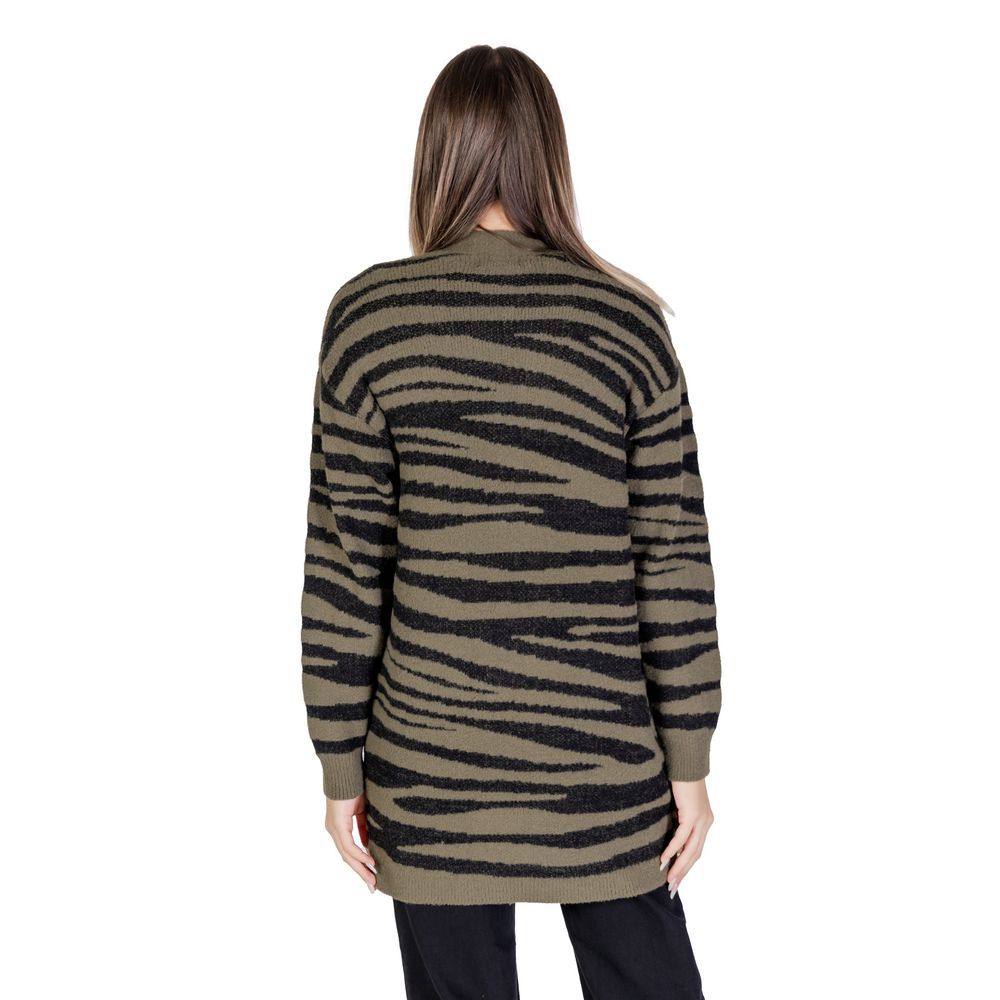 Grüne Nylon-Strickjacke von Jacqueline De Yong