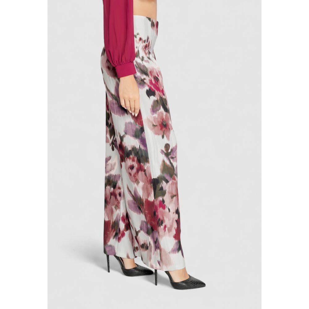 Rinascimento Bordeaux Polyester Jeans &amp; Hose