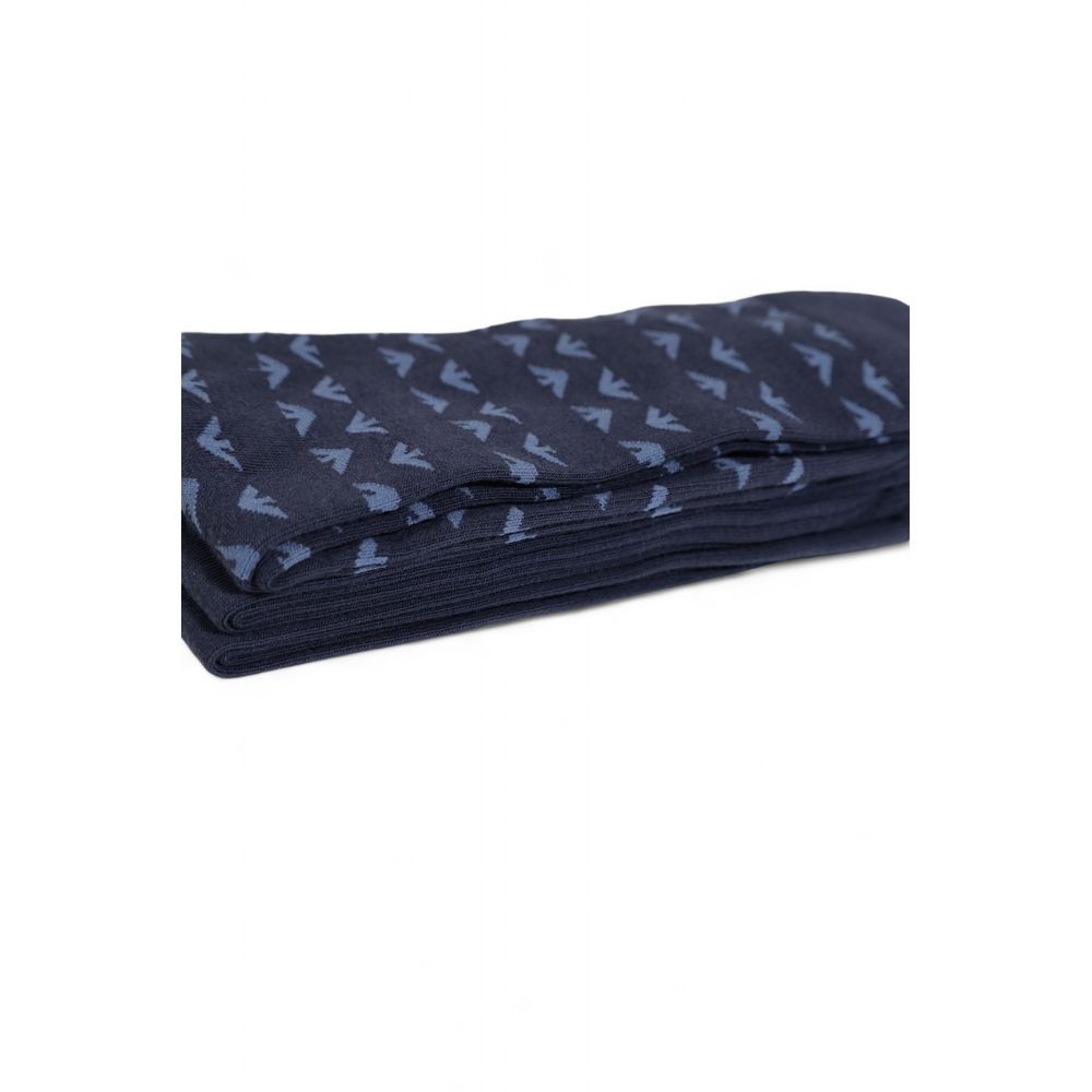 Șosete Emporio Armani Lenjerie intimă albastră din bumbac