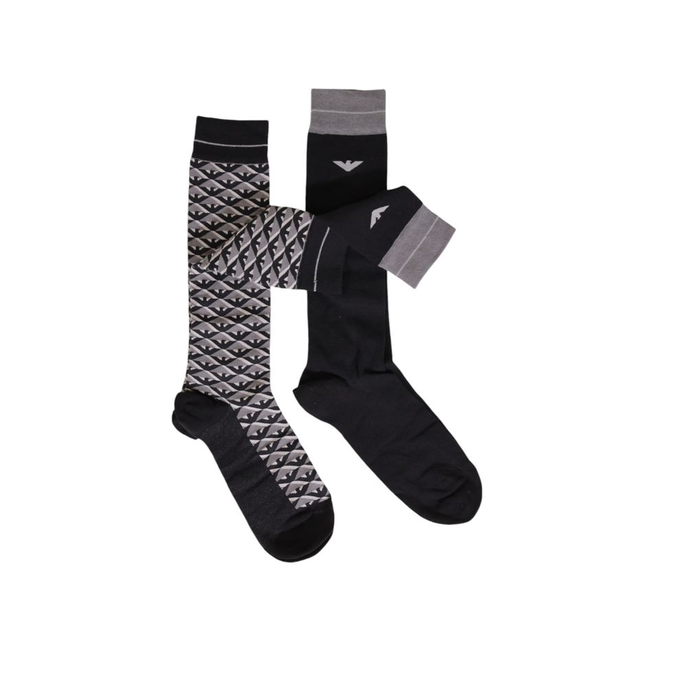 Emporio Armani Underwear – Graue Baumwollsocke
