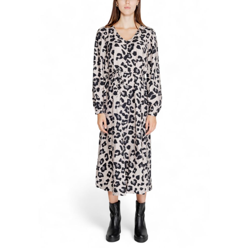 Rochie Jacqueline De Yong gri din viscoză