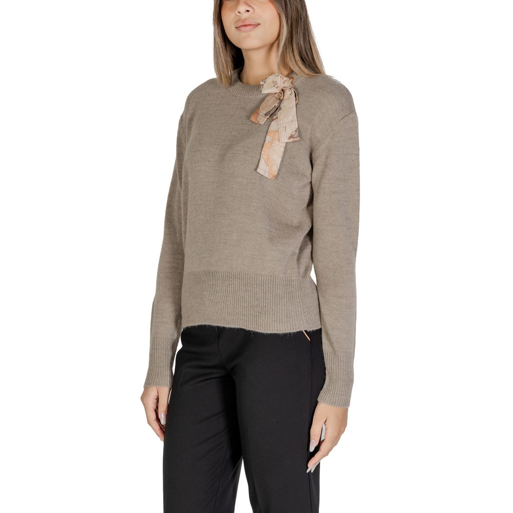 Alviero Martini Prima Classe Beige Polyesterpullover