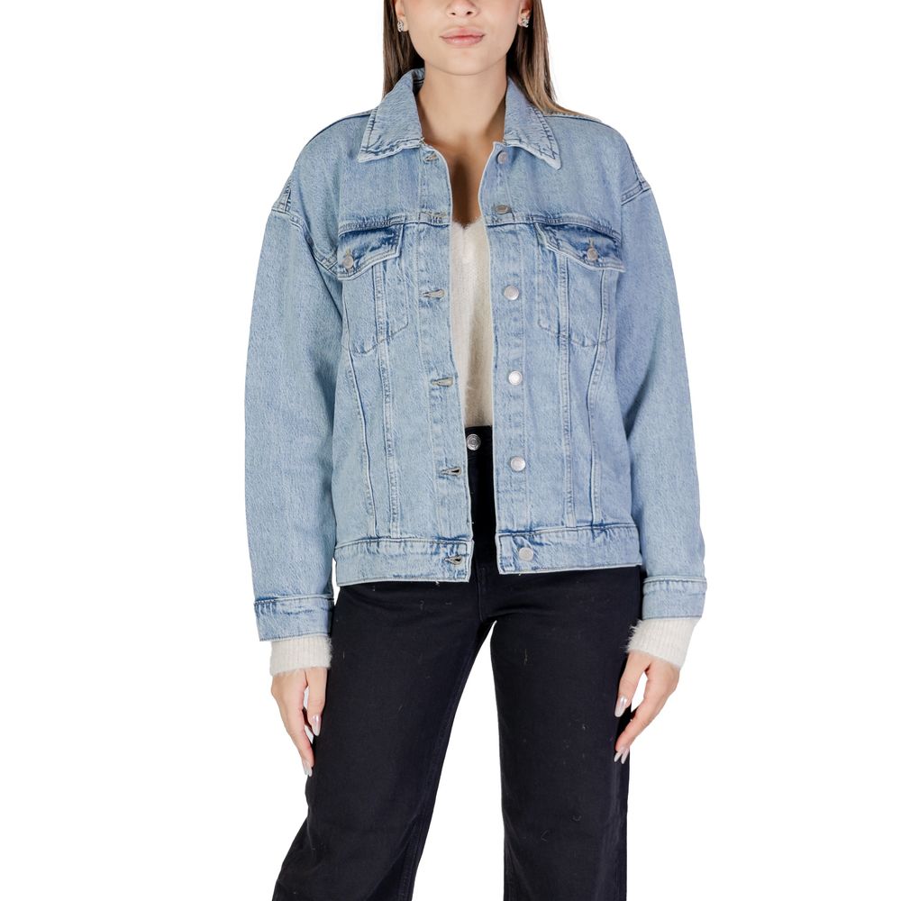 Vero Moda Hellblaue Baumwolljacken und -mäntel