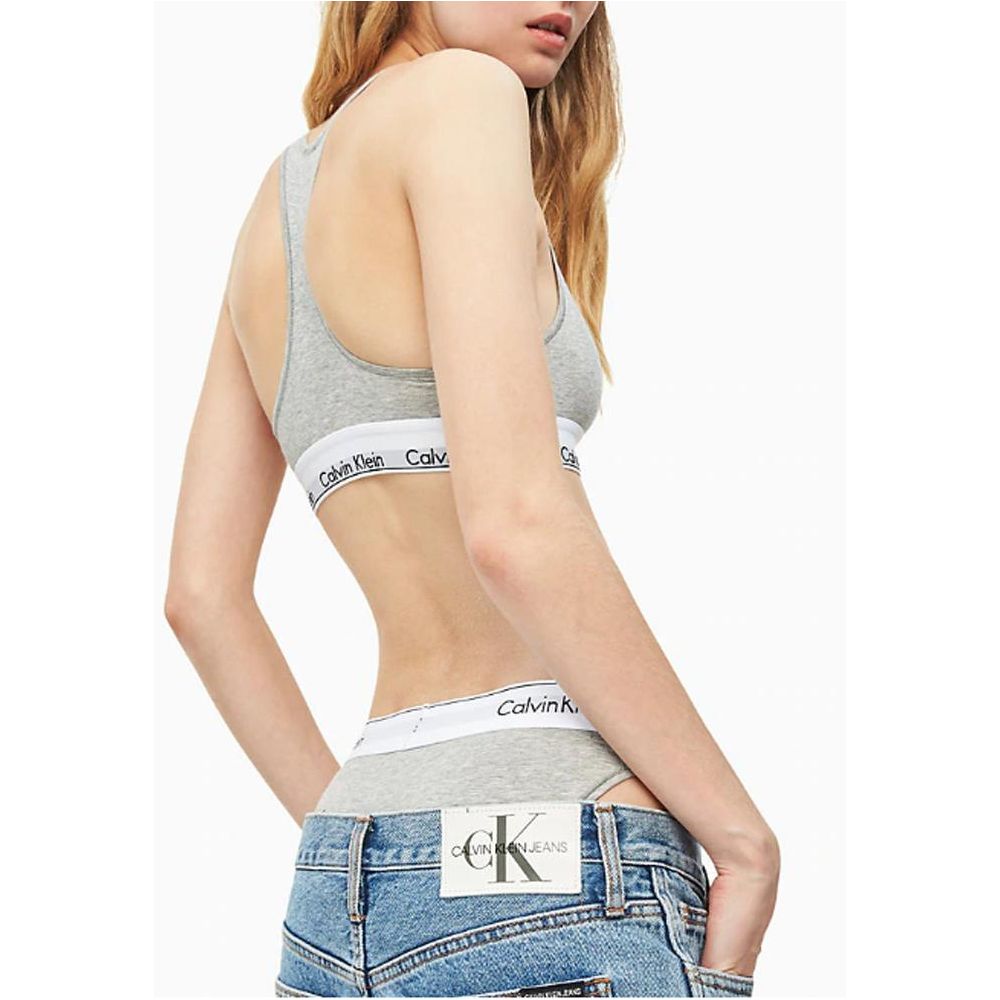 Calvin Klein Underwear Grauer Baumwoll-BH