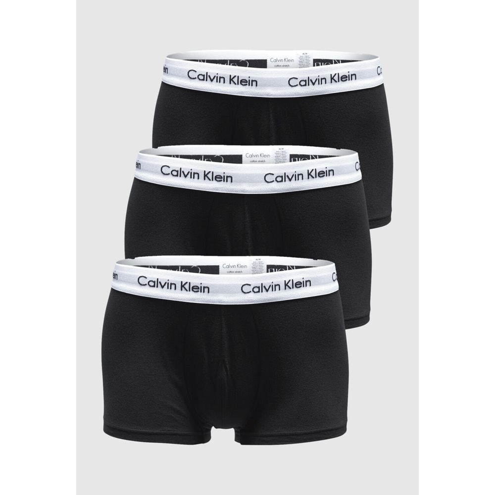 Boxer din bumbac negru Calvin Klein Underwear