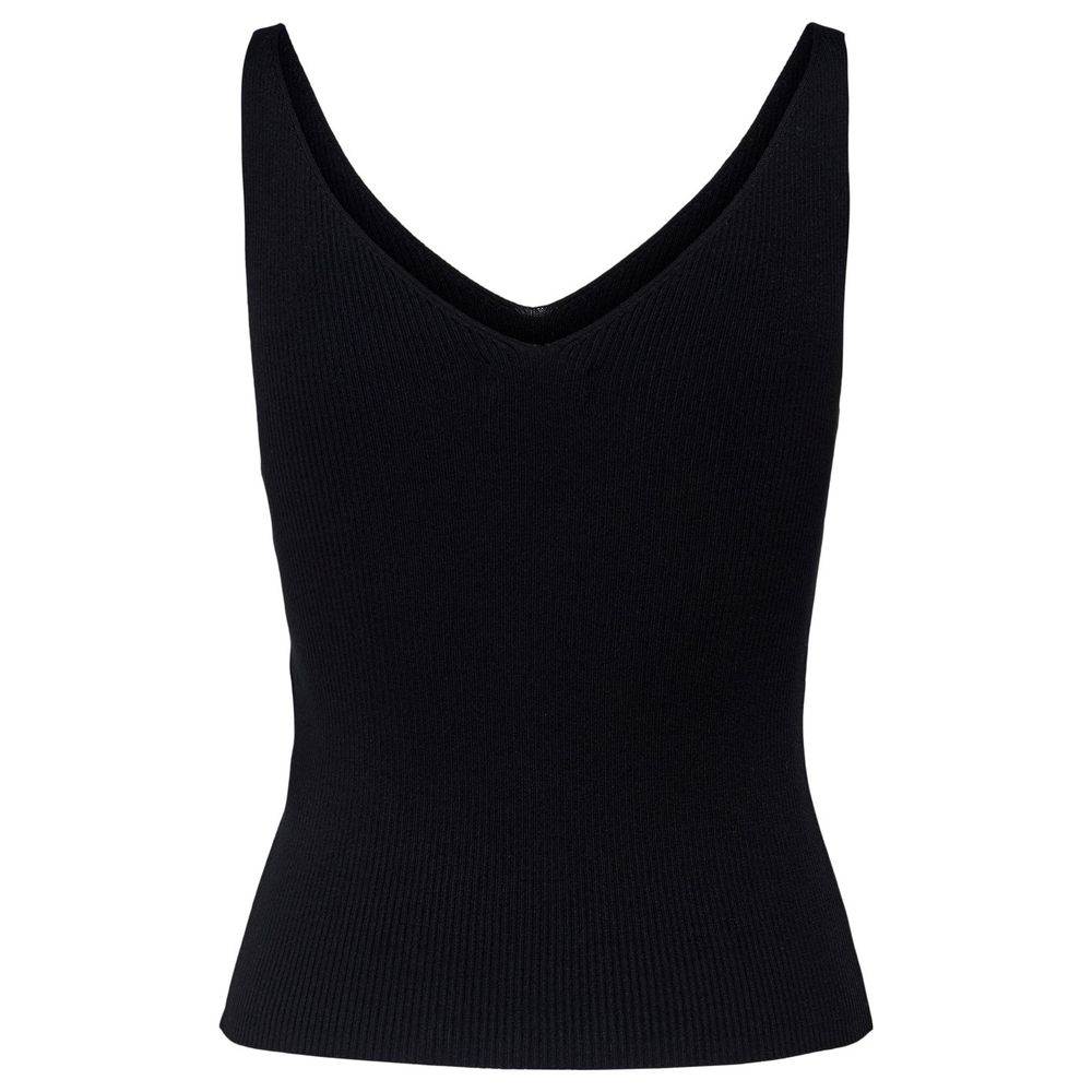 Jacqueline De Yong Schwarze Viskose-Tops und T-Shirts