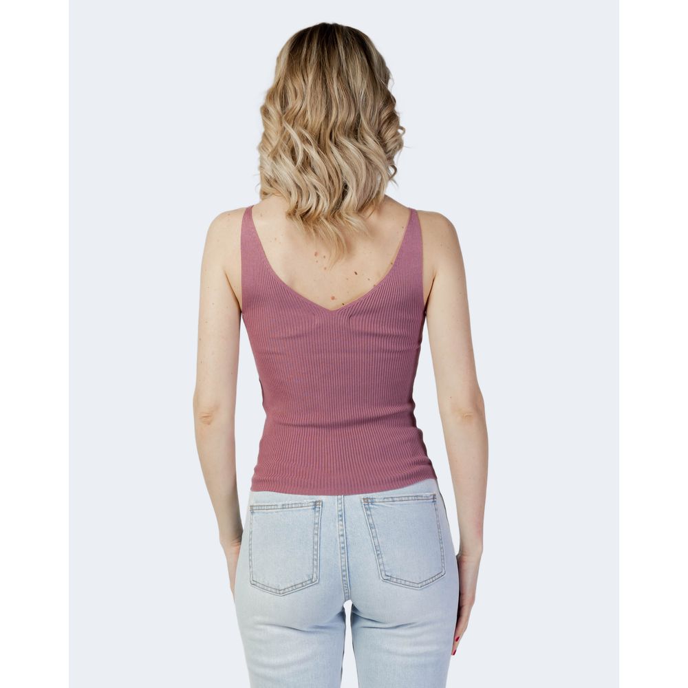 Jacqueline De Yong Purple Viscose Tank Top