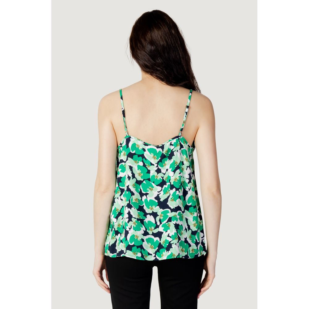 Jacqueline De Yong Topuri și tricou din bumbac verde
