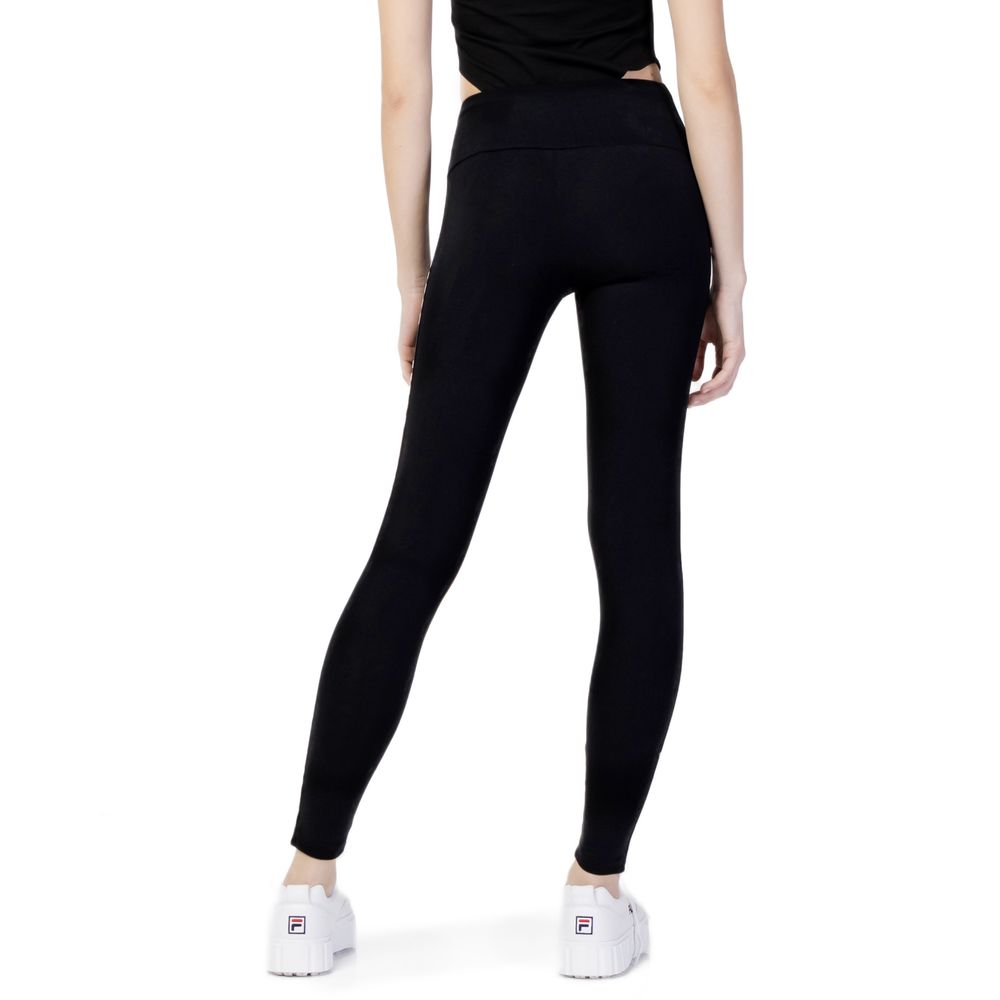 Blugi și pantaloni Guess Active negri din bumbac
