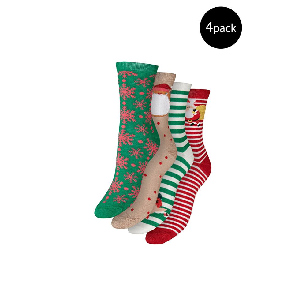Vero Moda – Mehrfarbige Strumpfhosen und Socken aus Baumwolle