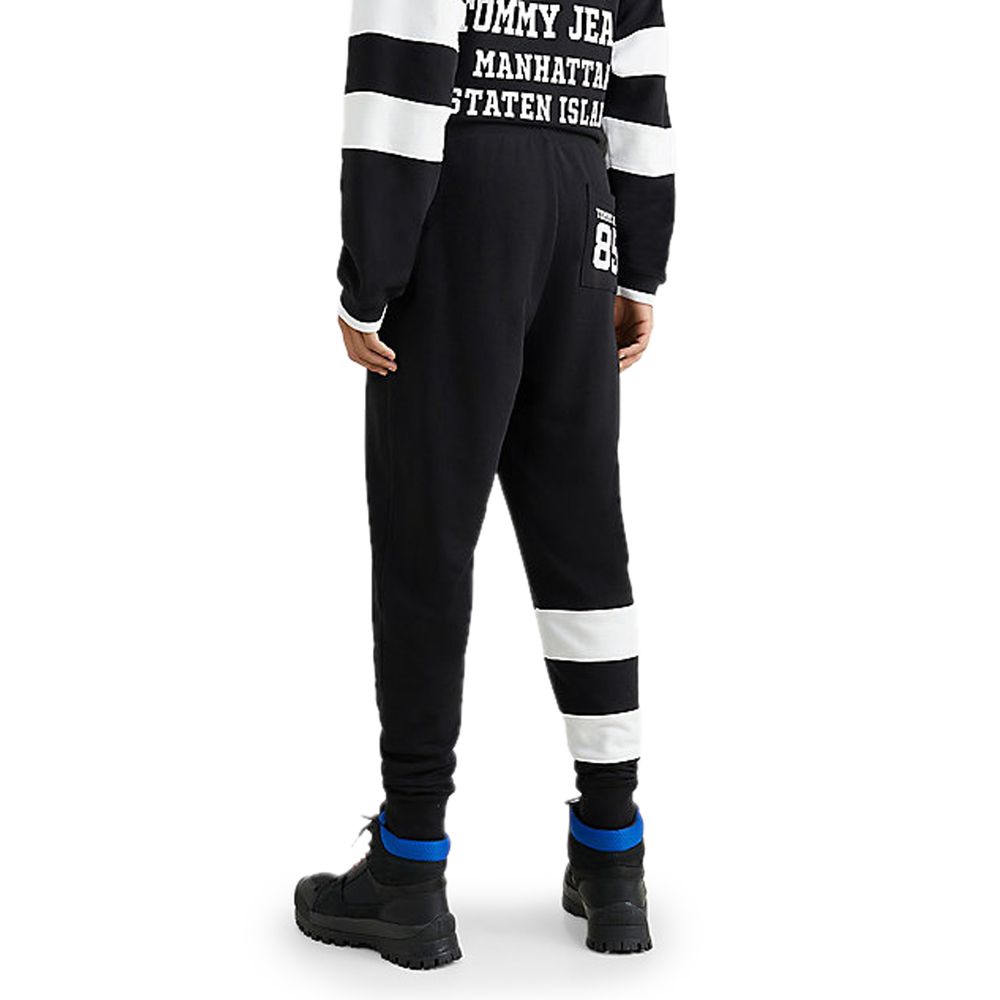 Blugi și pantaloni negri din bumbac Tommy Hilfiger Jeans