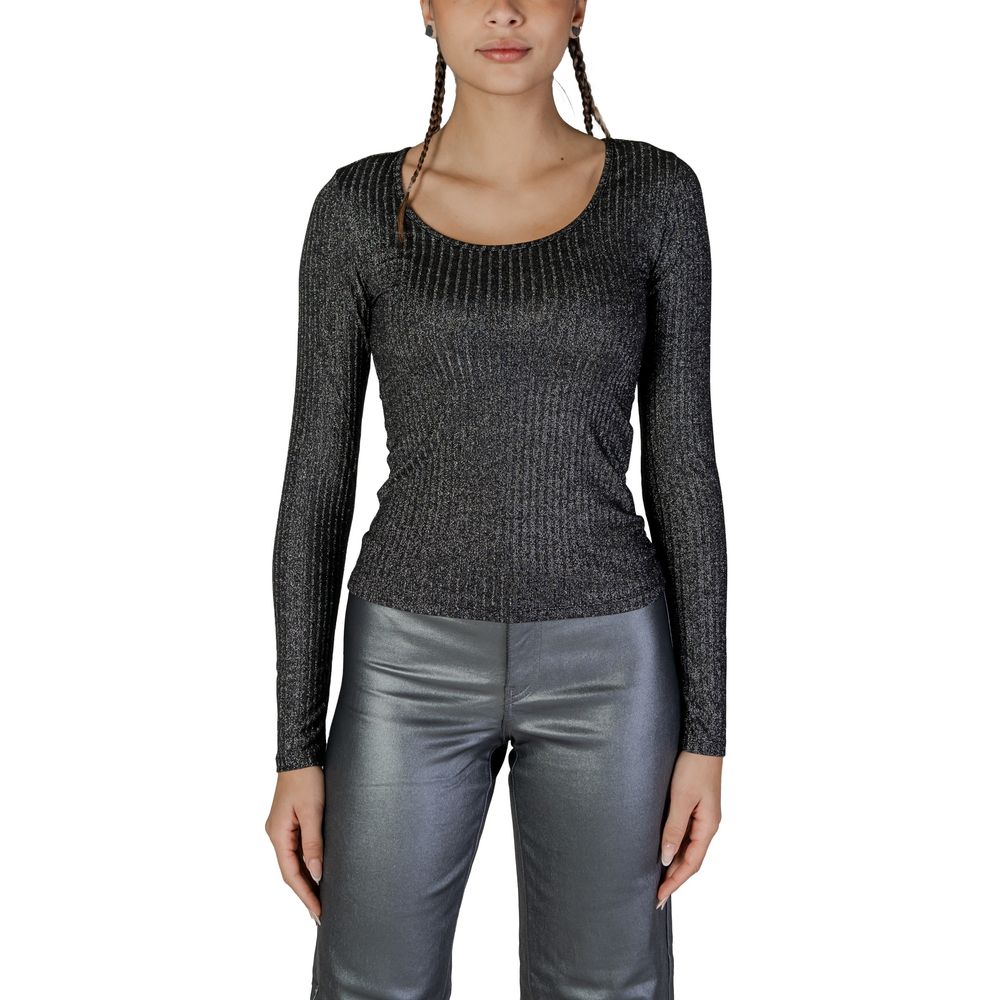 Bluze și tricou Vero Moda negre din poliester reciclat