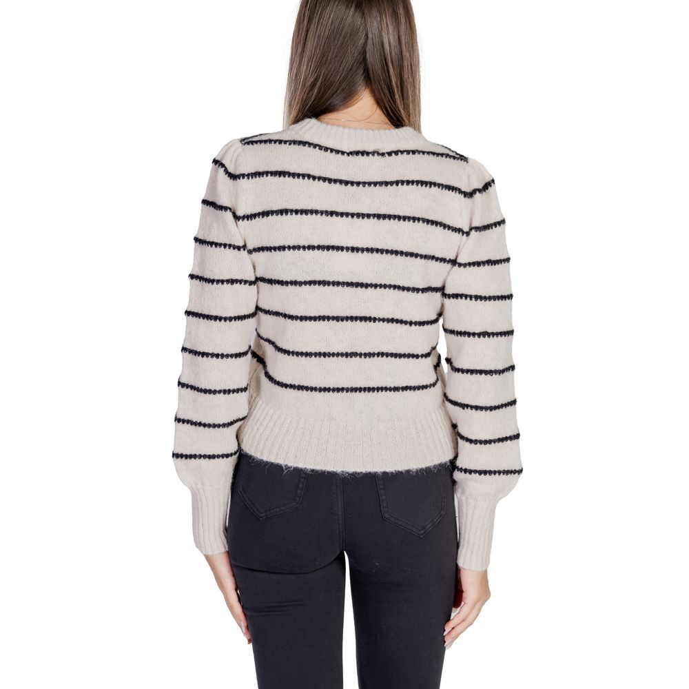 Jacqueline De Yong Grauer Polyesterpullover