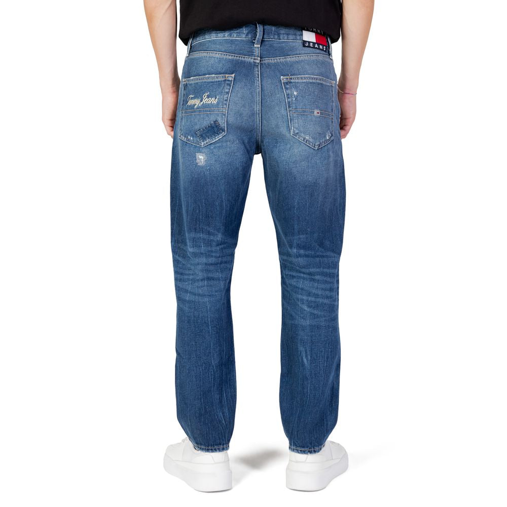 Blugi și pantaloni din bumbac albastru Tommy Hilfiger Jeans