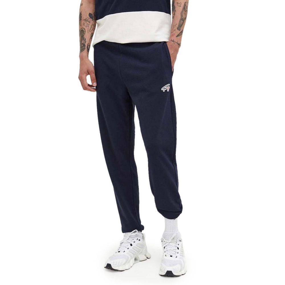 Blugi și pantaloni din bumbac albastru Tommy Hilfiger Jeans