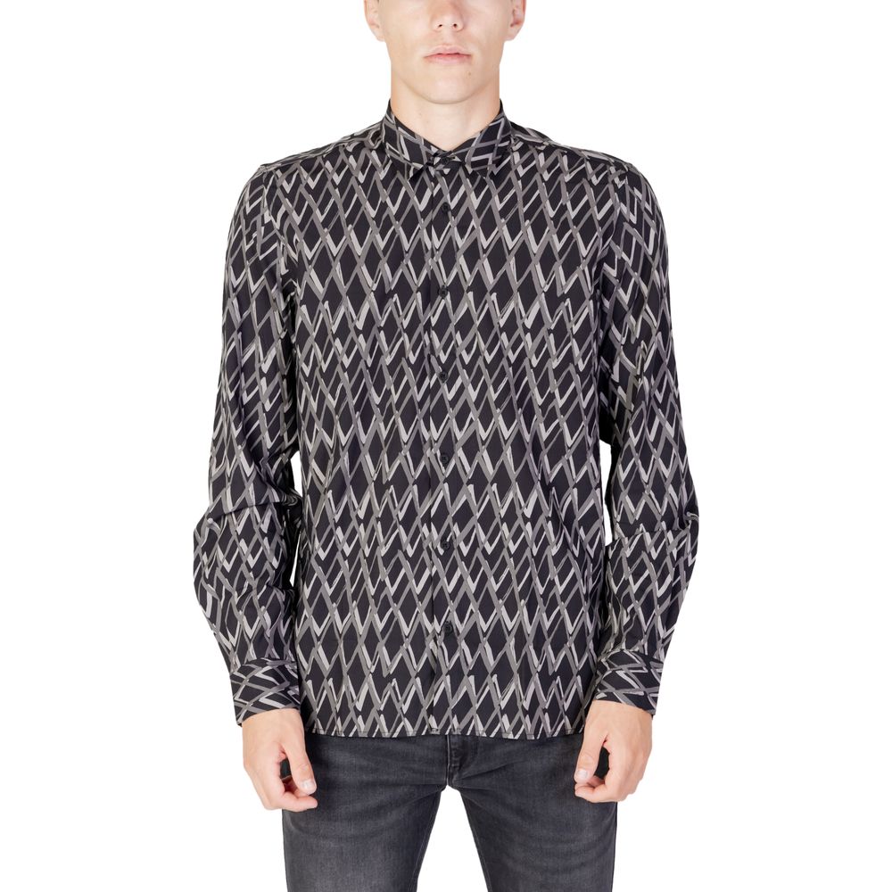 Schwarzes Baumwollhemd von Antony Morato
