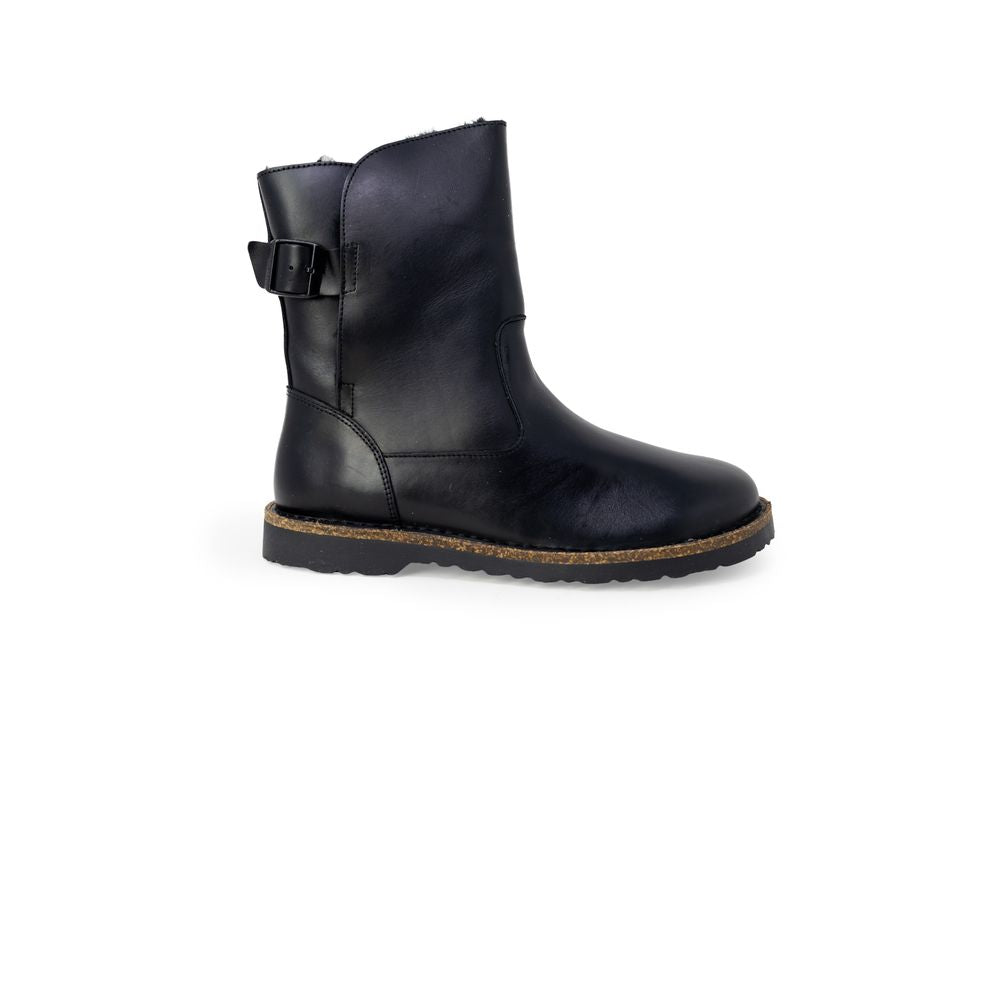 Birkenstock – Schwarze Lederstiefel
