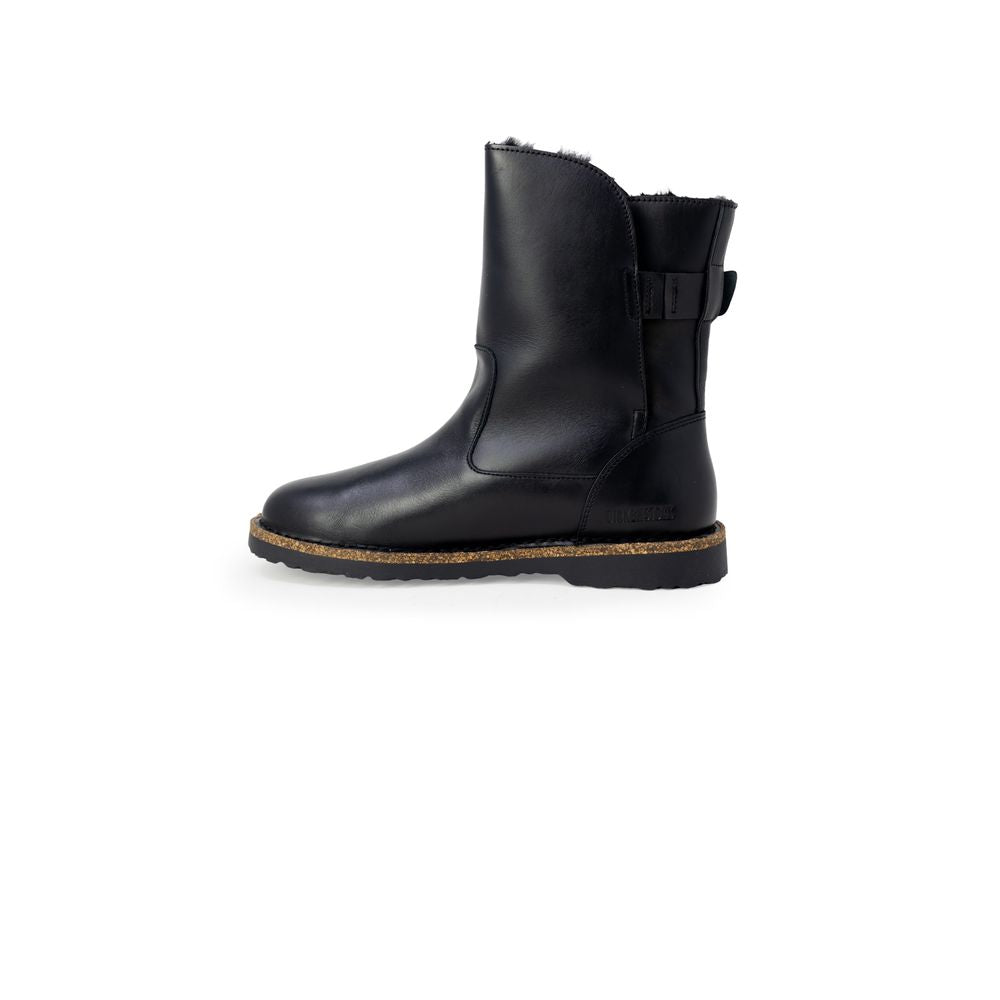 Birkenstock – Schwarze Lederstiefel