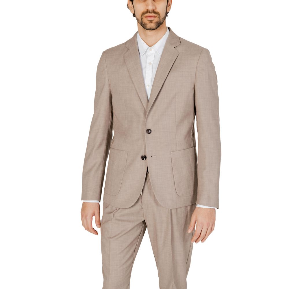 Antony Morato Beige Polyesteranzug